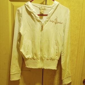 Baby Phat White Bomber Jacket for Women